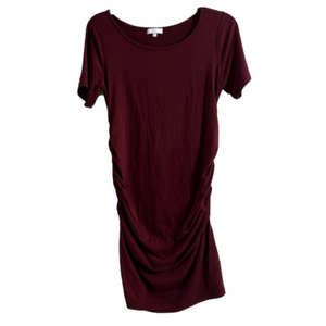 Maternity rouched dress